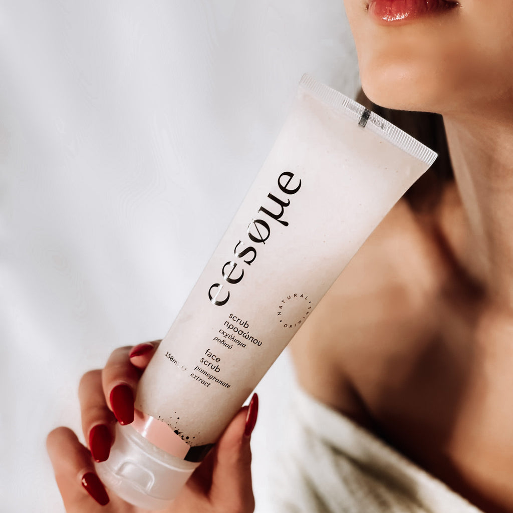 Scrub Προσώπου με Εκχύλισμα Ροδιού